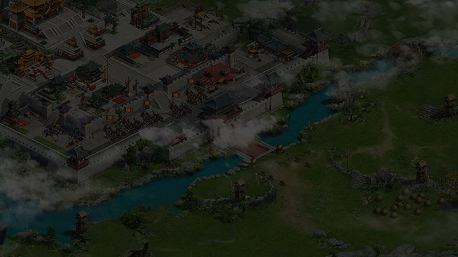 游戏中的古代城池场景